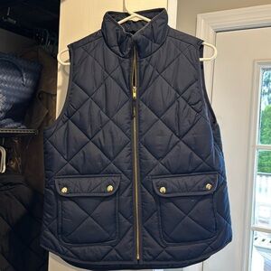 JCrew Navy Fall Vest